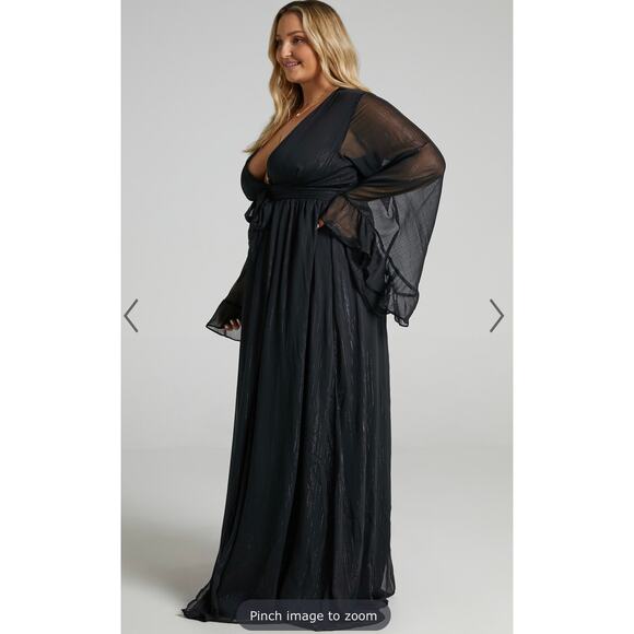 TUCKERNUCK Black Channing Polo Maxi Dress Size Medium - Picture 4 of 12